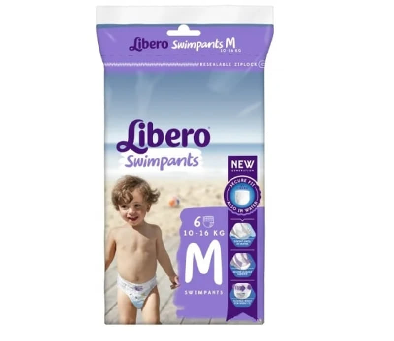 *Подгузники Libero Swimpants Medium 10-16 кг №6