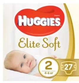 *Подгузники Хаггис Еlit Soft 2 4-6 кг №27