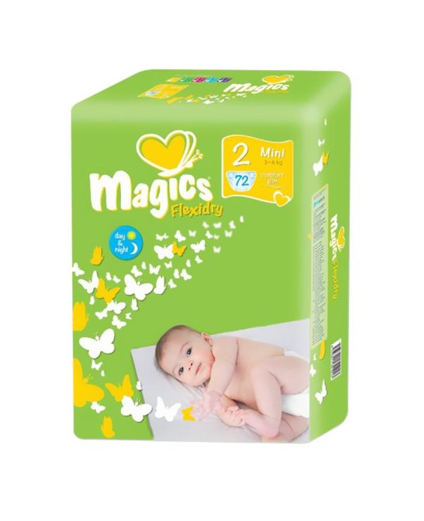 *Подгузники Magics Flexidry Mini 3-6 кг №1 (72) *Подгузники Magics Flexidry Mini 3-6 кг №1 (72)