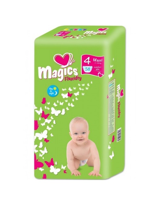 *Подгузники Magics Flexidry Maxi 7-18 кг №1 (58)