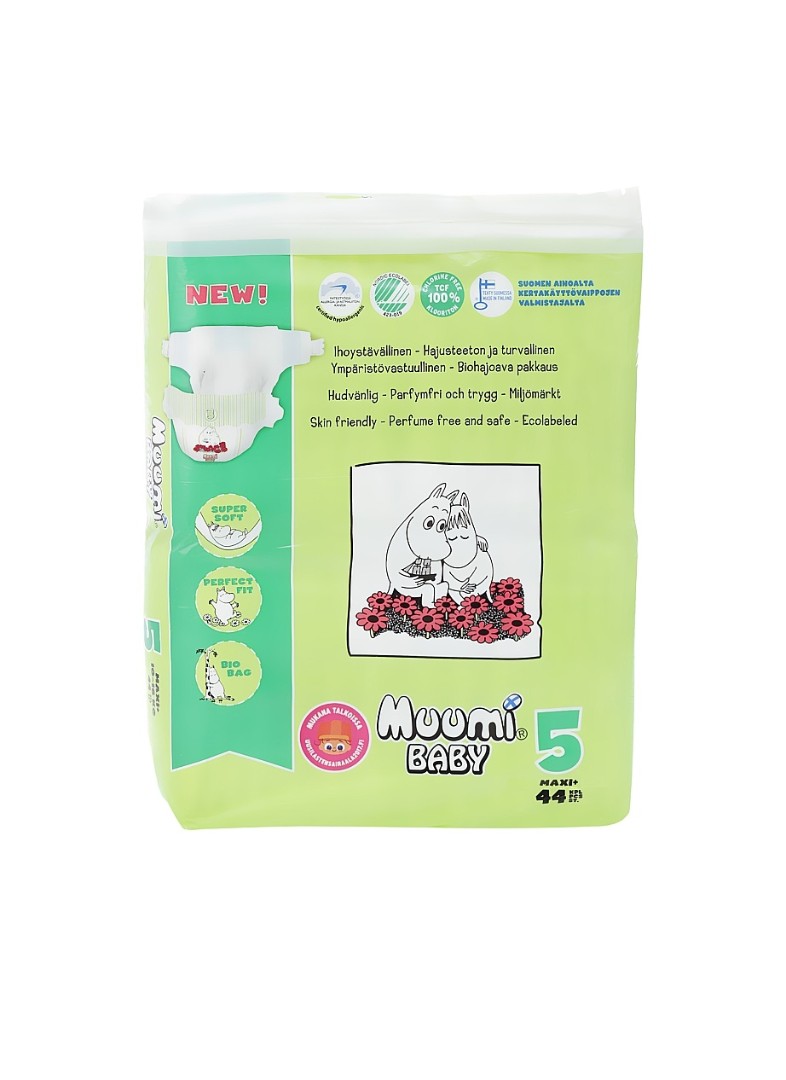 *Підгузки Muumi Maxi+ 9-18 кг №1 (44)