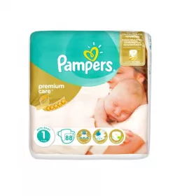 Підгузники Pampers Premium Care Newborn 2-5 кг №1 (88)