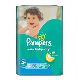 Підгузники Pampers Active Baby-Dry Maxi+ 9-16 кг №1 (45)