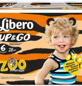 *Підгузки-трусики Libero Up&Go 6 13-20 кг №1 (28)