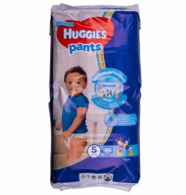 Підгузники-трусики Хаггіс для хлопчиків 5 12-17 кг №1(44)