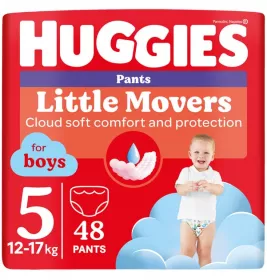 *Підгузки Хаггіс Little Walkers 5 13-17 кг №1 (48) хлопчики