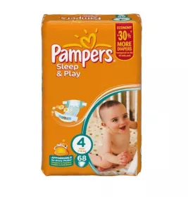 Підгузники Pampers Sleep&Play Максі 7-18 кг №1(68)