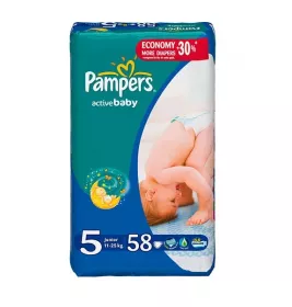 *Подгузники Pampers Active baby Junior 11-25 кг №1(58)