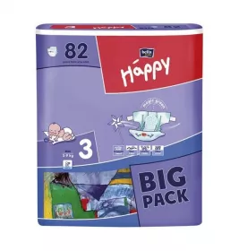 *Підгузки Happy Midi 5-9 кг №1 (82)