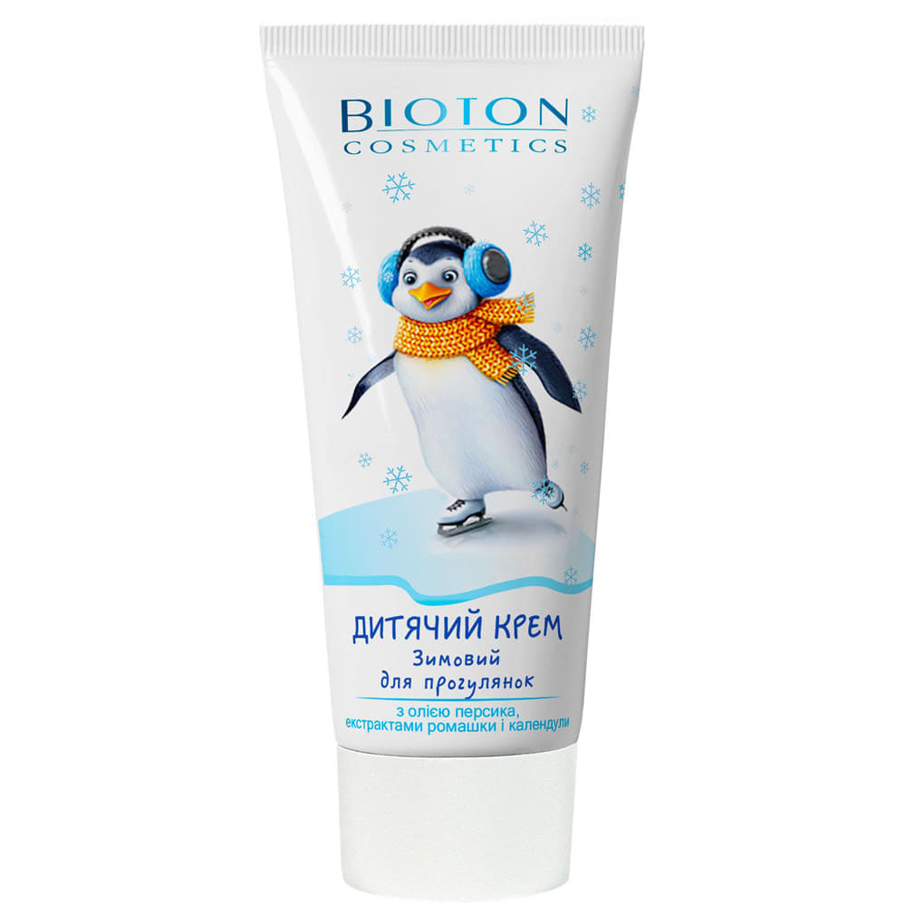 *Крем Bioton дитячий захисний для зимових прогулянок 75 мл