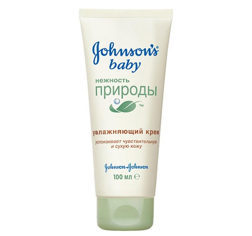 *Крем Jonsons baby зволожуючий Ніжність природи 100 мл