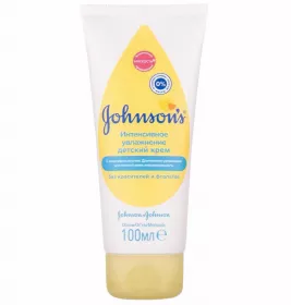 *Крем дитячий Jonsons baby для новонароджених Дбайливий догляд/Від маківки до п'яточок 100 мл