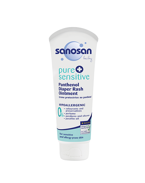 *Крем Sanosan pure&sensitive Детский гипоаллергенный с пантенолом от опрелостей 100мл *Крем Sanosan pure&sensitive Детский гипоаллергенный с пантенолом от опрелостей 100мл