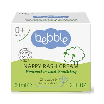 *Bebble Дитячий крем від попрілостей 60мл