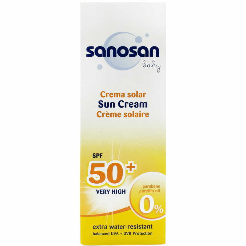 *Крем Sanosan Baby дитячий сонцезахисний SPF 50 75мл