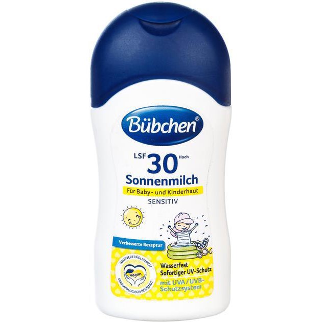 *Молочко сонцезахисне Bubchen Sensitiv SPF 30 50 мл