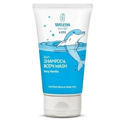 *Шампунь-гель Weleda 2 в 1 для дітей ваніль 150 мл