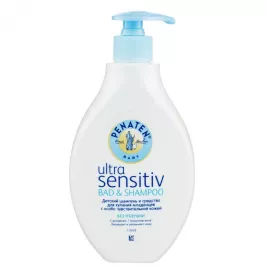*Шампунь і засіб Penaten для купання немовлят з особливо чутливою шкірою 400мл