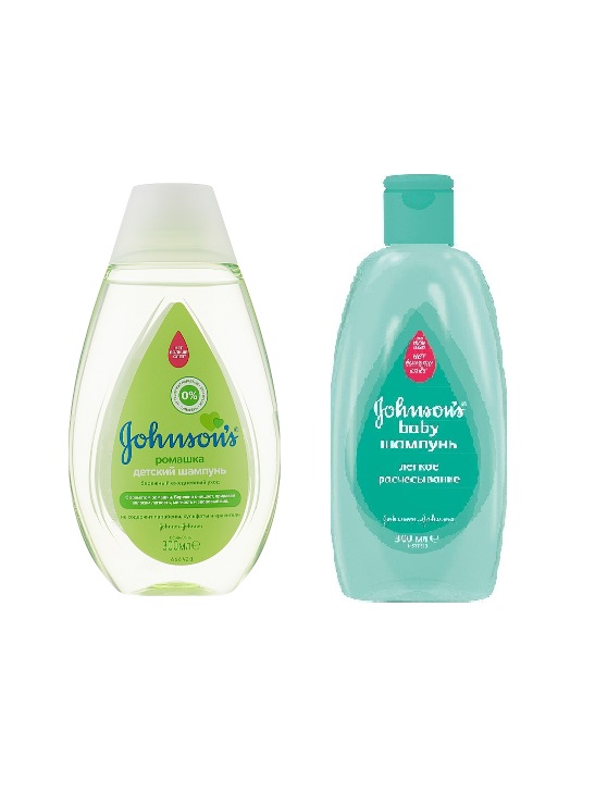 *Набір Jonsons baby Шампунь з ромашкою + Шампунь Легке розчісування 300 мл  JOHNSON'S baby (-50% на