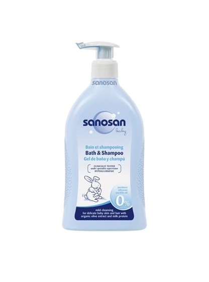 Шампунь-гель Sanosan Baby дитячий для купання 2 в 1 500мл