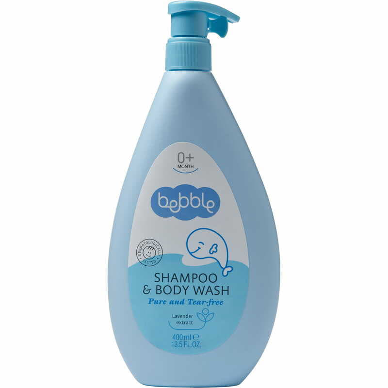 *Bebble Дитячий шампунь для волосся та тіла 400мл