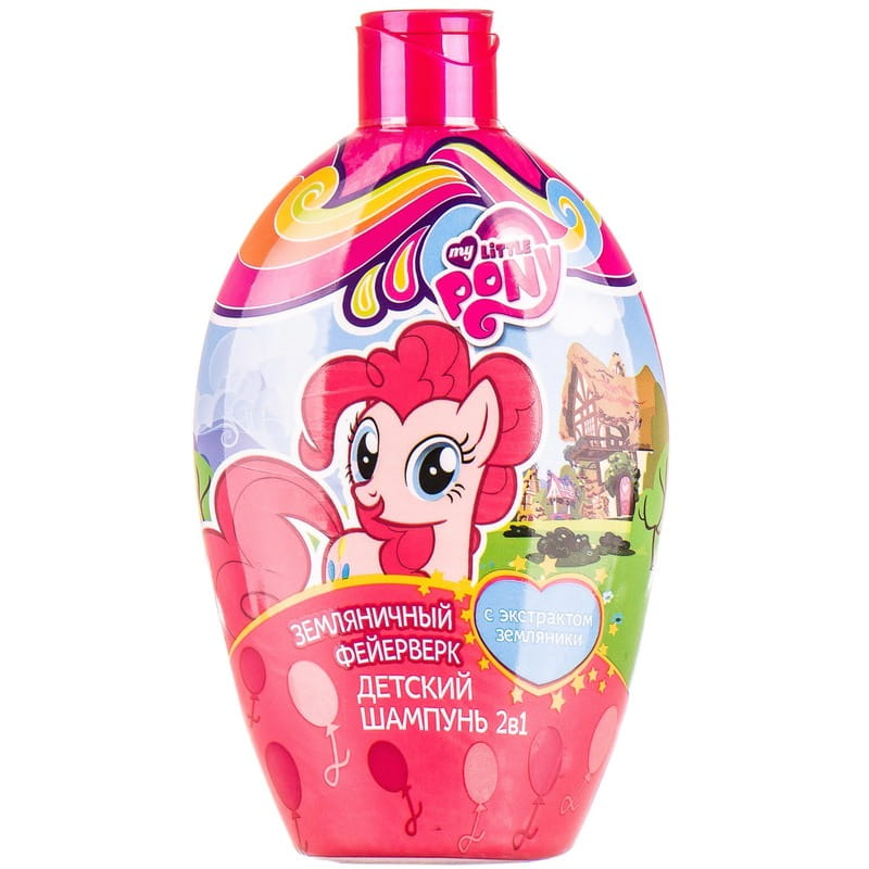 *Шампунь My little pony 2в1 Полуничний феєрверк 300 мл