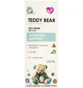 *Шампунь дитячий без сліз «Teddy bear» молоко з медом 200 мл Ключі Здоров'я