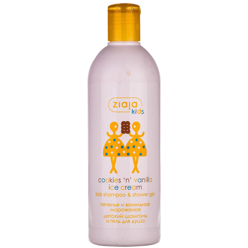 Шамнунь/гель Ziaja Kids для душу ванільне морозиво і печиво 400 мл