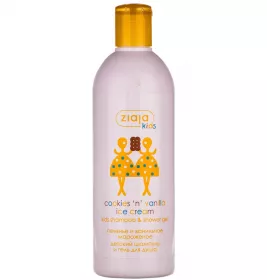 Шамнунь/гель Ziaja Kids для душу ванільне морозиво і печиво 400 мл