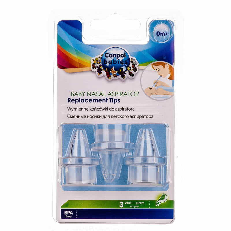 *Сменные наконечники Canpol для аспиратора 3 шт