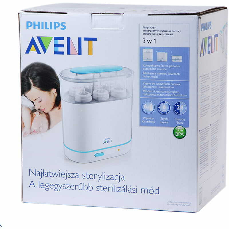 *Стерилізатор Avent 284/03 паровий електронний 3 в1