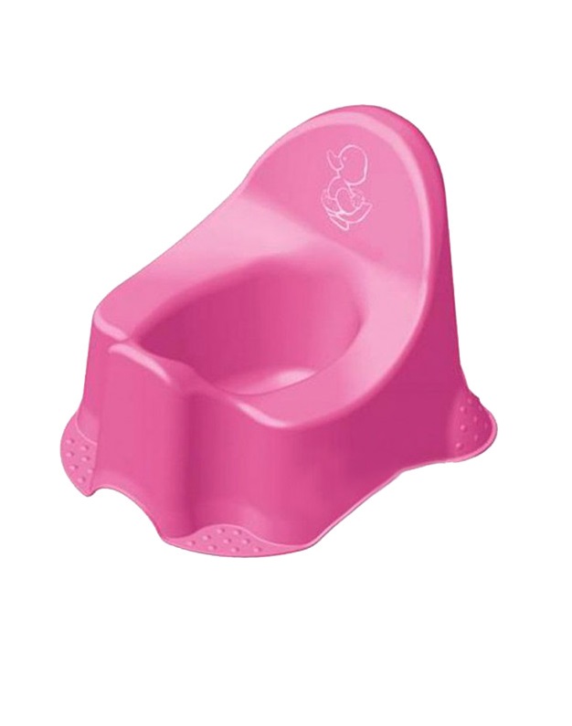 Горщик Okbaby Каченя комфорт з музикою, рожевий