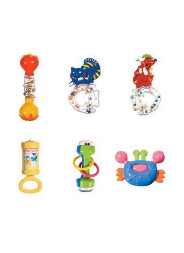 *Прорізувач 593 Bebedor для зубів з брязкальцем «Мої перші сприйняття»