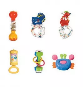 *Прорізувач 593 Bebedor для зубів з брязкальцем «Мої перші сприйняття»