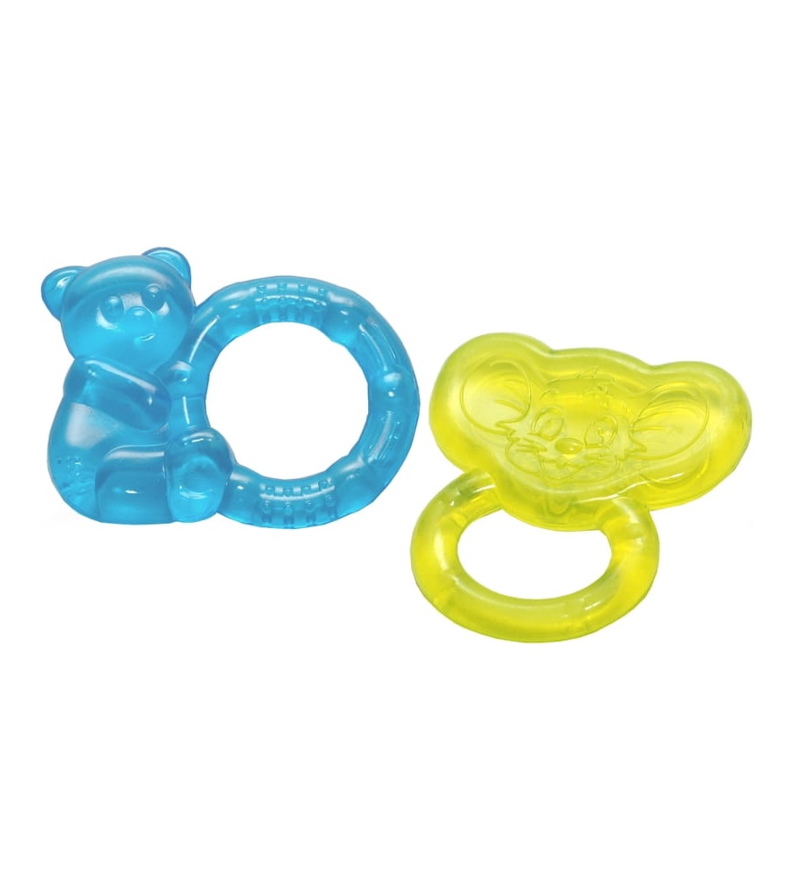 Прорізувач Baby Team 4005 з водою Ведмедик/Ведмедик з кільцем