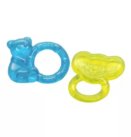 Прорізувач Baby Team 4005 з водою Ведмедик/Ведмедик з кільцем