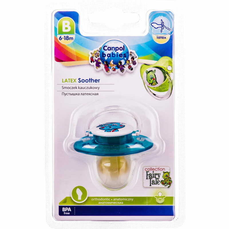 *Пустушка Canpol 22/604 латекс анатом 6-18 міс