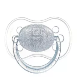 *Пустышка Canpol Круглая латексная Лунный свет 6-18 мес 1 шт