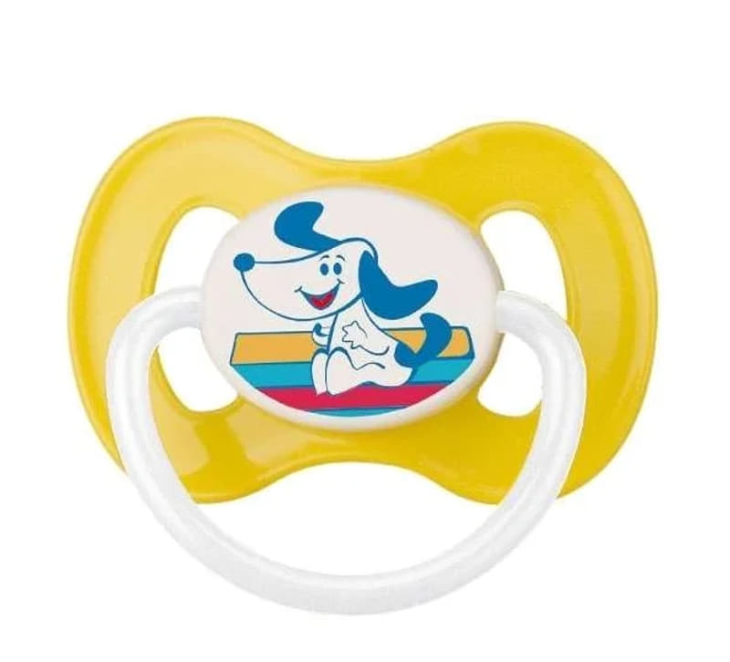 *Пустышка Canpol каучкковая симетрическая Кантри 0-6м