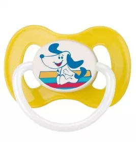 *Пустышка Canpol каучкковая симетрическая Кантри 0-6м