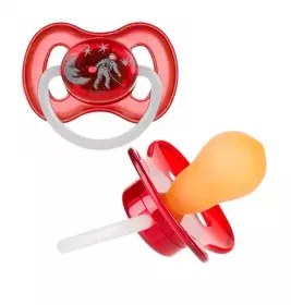 Пустушка Canpol 23/222_red Space латексна кругла 6-18 м. червона