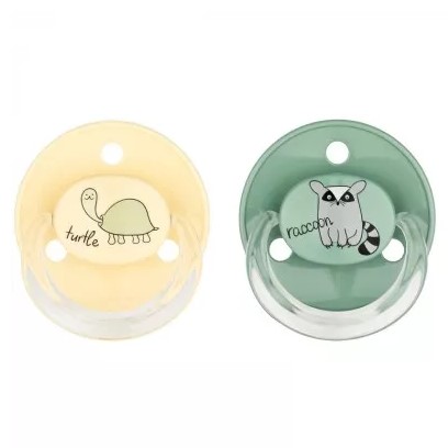 *Пустушка Baby-nova лат.кругла з рис./кільце 2шт.унісекс