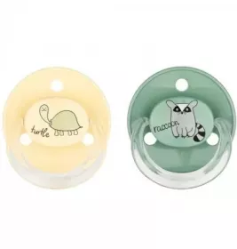 *Пустушка Baby-nova лат.кругла з рис./кільце 2шт.унісекс