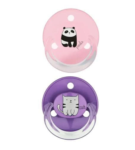 Пустушка Baby-nova сил.кругла з рис./кільце дівчинка