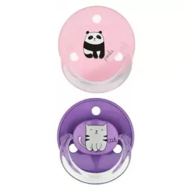 Пустушка Baby-nova сил.кругла з рис./кільце дівчинка