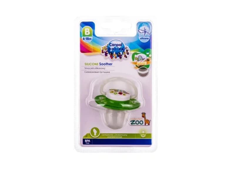 *Пустышка Canpol силиконовая анатомическая пустышка ЗОО 6-18 мес
