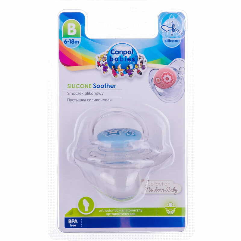 *Пустушка Canpol Newborn baby 22/566 силіконова анатомічна 6-18 міс