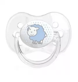 *Пустушка Canpol 22/518 Transporent кругла силіконова 6-18 м