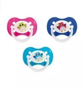 Пустушка Canpol 22/568 Сова силіконова симетрична 0-6 м.