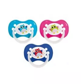 Пустушка Canpol 22/569 Сова силіконова симетрична 6-18 м.